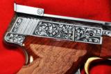 Factory Engraved Browning .22 LR Renaissance Medalist Target Pistol & Case 1 of 382 Made - 5 of 12