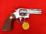 Colt Python 4 inch Nickel New In Box - 3 of 5