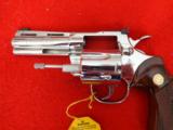 Colt Python 4 inch Nickel New In Box - 4 of 5