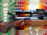 Very rare Winchester Model 70 Classic with pre 64 action,
in 300 Weatherby Magnum with factory muzzle brake - 4 of 11