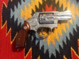 Fully Engraved Smith & Wesson model 60 snub nose - 2 of 6