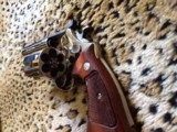 Smith & Wesson model 57with no dashes,,presentation case, 41 Remington Magnum,, 4 inch Nickel, like new - 6 of 8