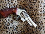 Smith & Wesson model 57with no dashes,,presentation case, 41 Remington Magnum,, 4 inch Nickel, like new - 3 of 8
