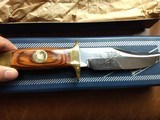 Commemorative 150th anniversary "Engraved" Smith & Wesson Texas Ranger Bowie Knife - 1 of 4