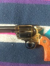 Ruger Vaquero in 45 Long Colt, with case hardened frame and blued 5 1/2 inch barrel, New in the box - 3 of 8