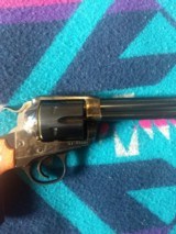 Ruger Vaquero in 45 Long Colt, with case hardened frame and blued 5 1/2 inch barrel, New in the box - 4 of 8