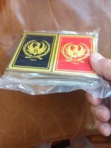 Ruger playing cards marked 1983,
2 decks new unopened - 2 of 2
