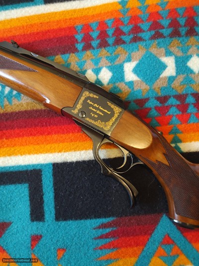 Safari Club Commemorative Ruger #1, 375 H&H Magnum, unfired