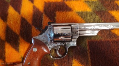 Smith & Wesson model 29 2, 8 3/8 in
Nickel, A class factory Engraved
