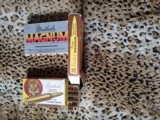 Weatherby 7 MM Magnum, animal box unfired - 1 of 2