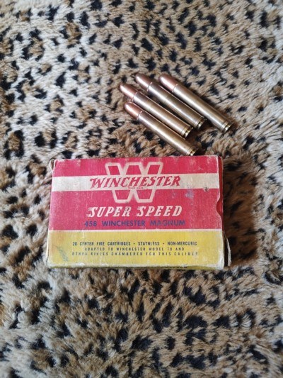 458 Winchester Magnum, 500 grain Solids