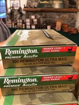 Remington Premier Accutip .300 Remington Ultra Mag 150gr Accutip Boat Tail Power Level 1 Long Range - 2 of 5