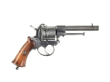 BELGIAN PINFIRE REVOLVER UNKNOWN - Image 1 of 4