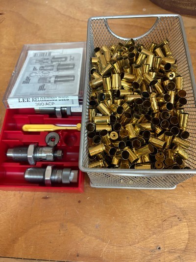 Lee reloading dies and .380 brass