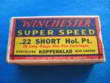 Winchester Super Speed 22 Short HP K2215R Full Box - 2 of 9