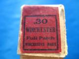 Winchester Model 94 .30 Full Patch 2 pc. Cartridge Box Full circa 1915 - 7 of 12