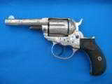 Colt Model 1877 Thunderer 41 cal. circa 1883 Engraved Sheriff's Model w/Colt Letter - 1 of 12