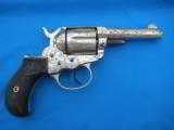 Colt Model 1877 Thunderer 41 cal. circa 1883 Engraved Sheriff's Model w/Colt Letter - 8 of 12