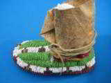 Sioux Beaded Child Mocassins 1880's Ceremonial - 3 of 12