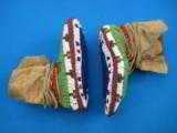 Sioux Beaded Child Mocassins 1880's Ceremonial - 2 of 12