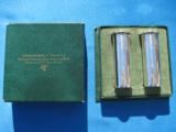 Abercrombie & Fitch Sterling Silver Shotshell Salt & Pepper Shakers Original Box Rare - 11 of 12