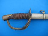 Ames U.S. Model 1860 Cavalry Sword New Jersey Surcharged - 1 of 15