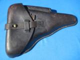 German P08 Police Luger Holster 1933 w/matching Tool Rare