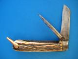 Sailors Knife Joseph Allen & Sons NON XLL Stag Scales w/Marlin Spike - 4 of 8