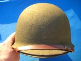 U.S. World War 2 Model M1 Combat Helmet Un-issued - 3 of 7