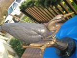 Stalking Great Blue Heron Bronze by Turner Sculpture
Half Size - 11 of 11