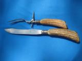 Winchester Carving Set Rare 1920's Knife & Fork - 7 of 8