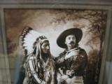 Buffalo Bill Cody & Sitting Bull Original Sepia Tone Photograph Montreal 1885 - 2 of 11