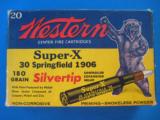 Western Super-X Silvertips Grizzly Box Full 30-06 180 Grain - 1 of 9
