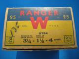 Winchester Ranger Pointer Box Full 12 Gauge Staynless #4 Shot 2 5/8 inch - 2 of 11