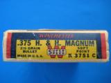 Winchester Super Speed 375 H&H Magnum Full Box 270 gr. SP - 3 of 10
