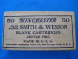Winchester 32 S&W Blank Cartridges 2 pc. Box