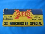 Western Super-X 32 Winchester Special Full Box 170 gr. SP Boat Tail - 3 of 8