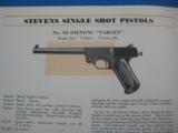 Stevens Shotgun Rifle & Pistol Catalog #58 circa 1933 Original Mint Condition - 8 of 9