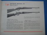Savage Sporting Arms & Ammunition Catalog #72 circa 1938 Excellent Condition - 3 of 10