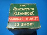 Remington Kleanbore 22 Short Full Brick 500 Cartridges Standard Velocity
#5522 - 3 of 8