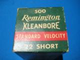 Remington Kleanbore 22 Short Full Brick 500 Cartridges Standard Velocity
#5522 - 2 of 8