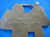 Otto F. Ernst Watch Fob Sheridan Wyoming Rare - 5 of 7