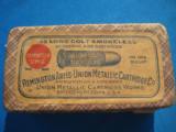 Remington-UMC 38 Long Colt Smokeless 2 pc. Box (Colt 1877 Lightning) - 1 of 9