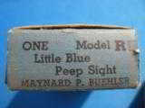 Buehler Little Blue Peep Sight Original Box Model R - 2 of 8