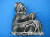 Inuit Soapstone Sculpture by Joanassie Oomayoualook circa 1970's - 9 of 10