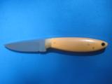 Custom Bird & Trout Knife by Robert Earl Barber Ivory Scrimshaw w/sheath - 6 of 16