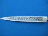 Gaucho Sterling Silver Knife w/Sterling Scabbard - 14 of 15