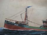 Alexander Harwood Painting The Steam Trawler John Fitzgerald - 4 of 8