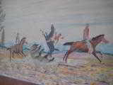Harry G. Bentz Oil Painting Montana Folk Art - 8 of 9