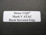 Masters of Defense MOD Dieter CQD Mark V ATAC Black Serrated - 2 of 14